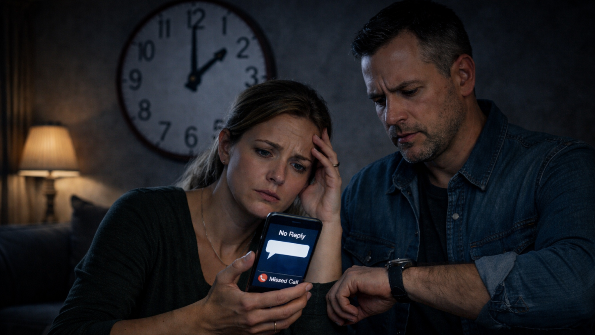 child not answering phone for overnight